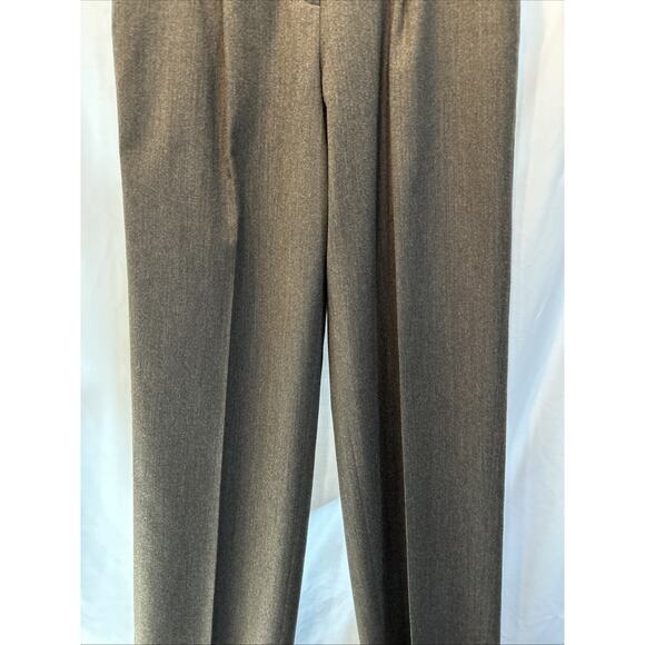 Talbots Women’s 12 Wool Dress Pants Wide Leg Lined Career Country Club Cleaned - Picture 3 of 14